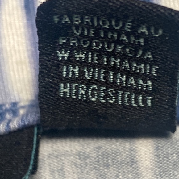 Cynthia Rowley Blue & White Printed Skirt Rayon Spandex Blend Size S - Picture 7 of 9